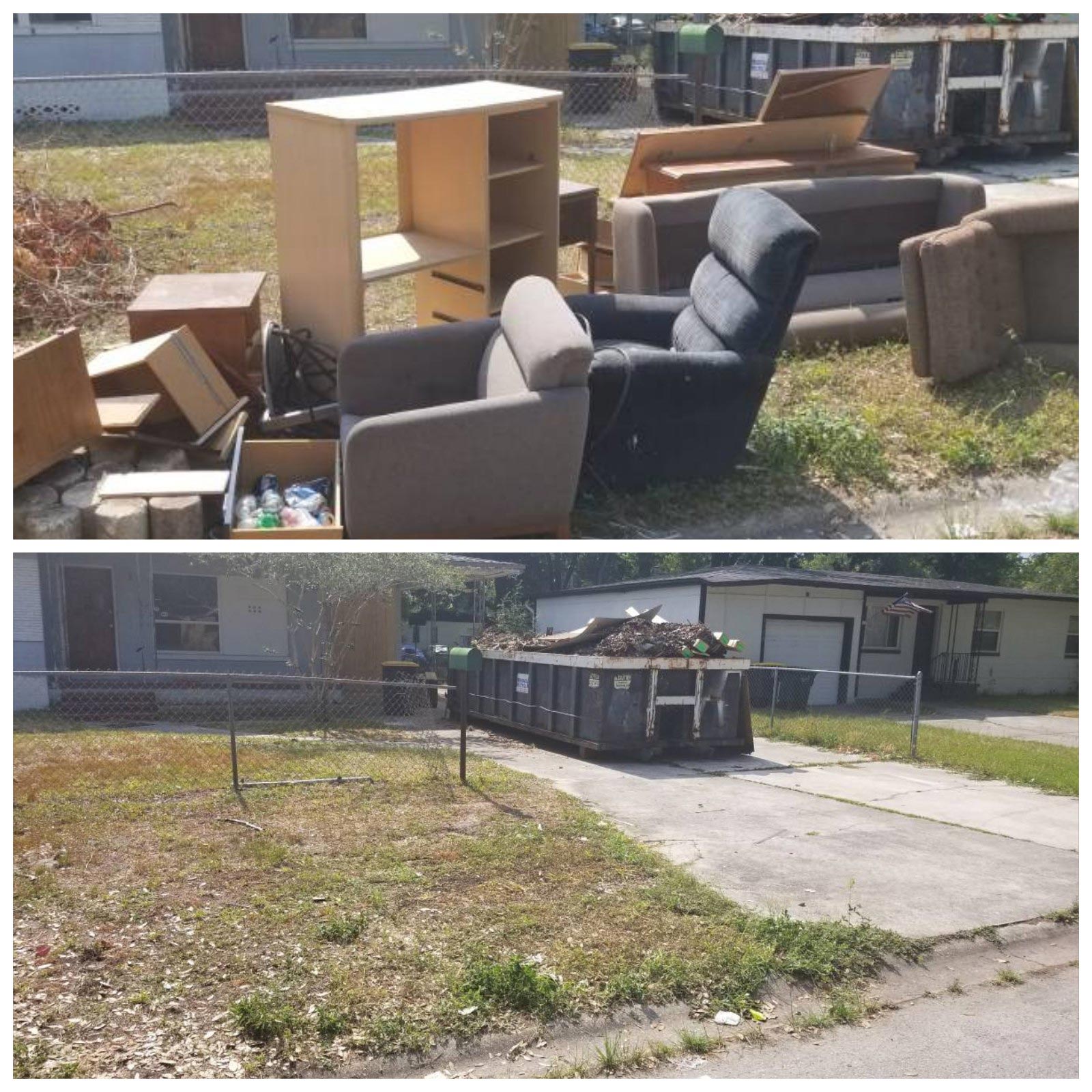 Junk and trash removal in your area.